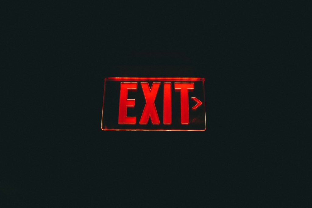 exit sign