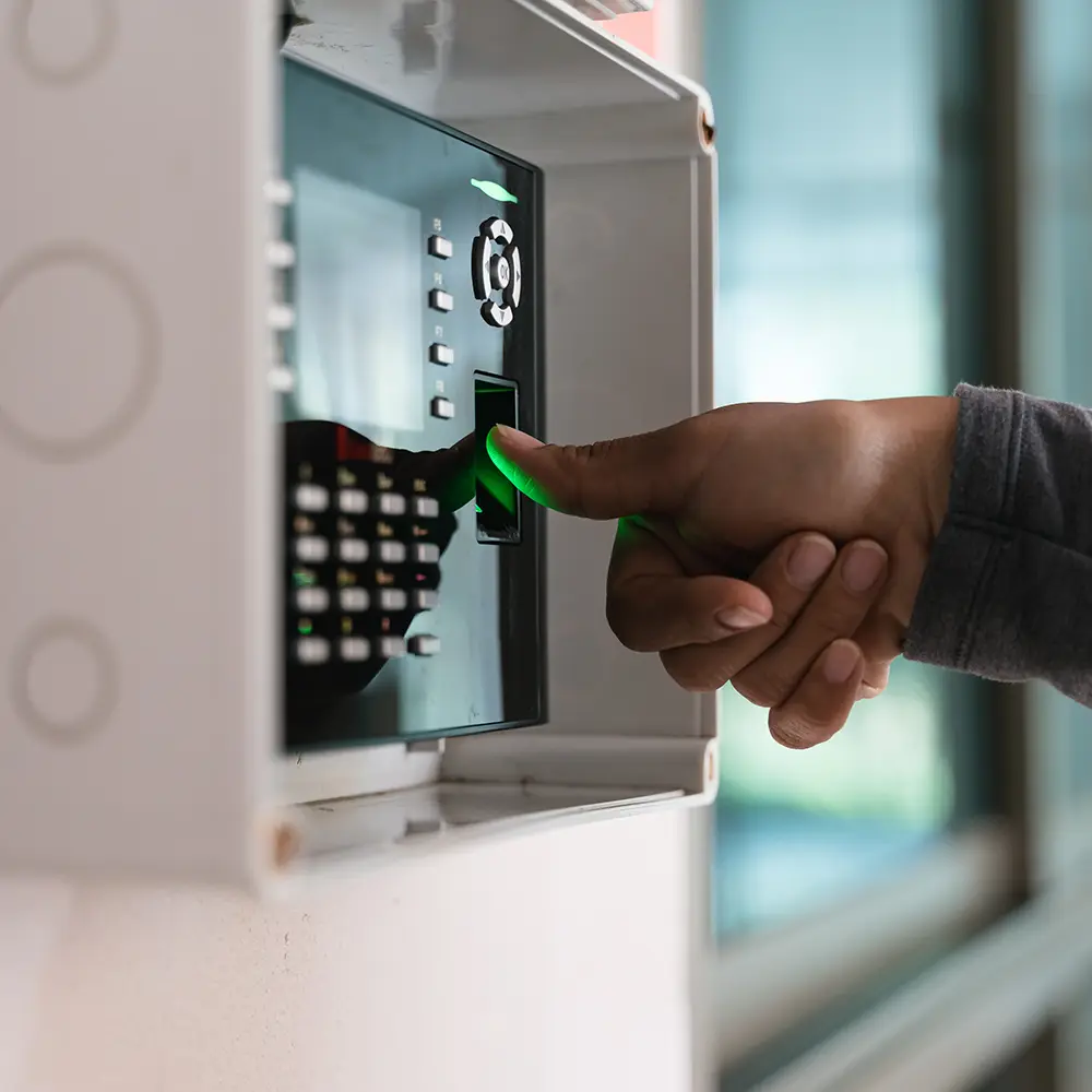 commercial-access thumbprint access